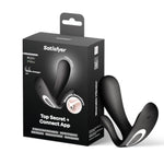 Top Secret+ Connect App Vibrator Sex Toy | Adult Toys For Women | Wearable Vibrator | Vibrating Sexual Pleasure Device | Stimulation Vibrators | Woman Sextoy (Black)