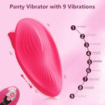 Wearable Panty Vibrator With Butterfly Magnetic Clip, App & Remote Control Vibrator, 9 Vibration Modes, Rechargeable Clitoral Stimulator Adult Sex Toys For Women
