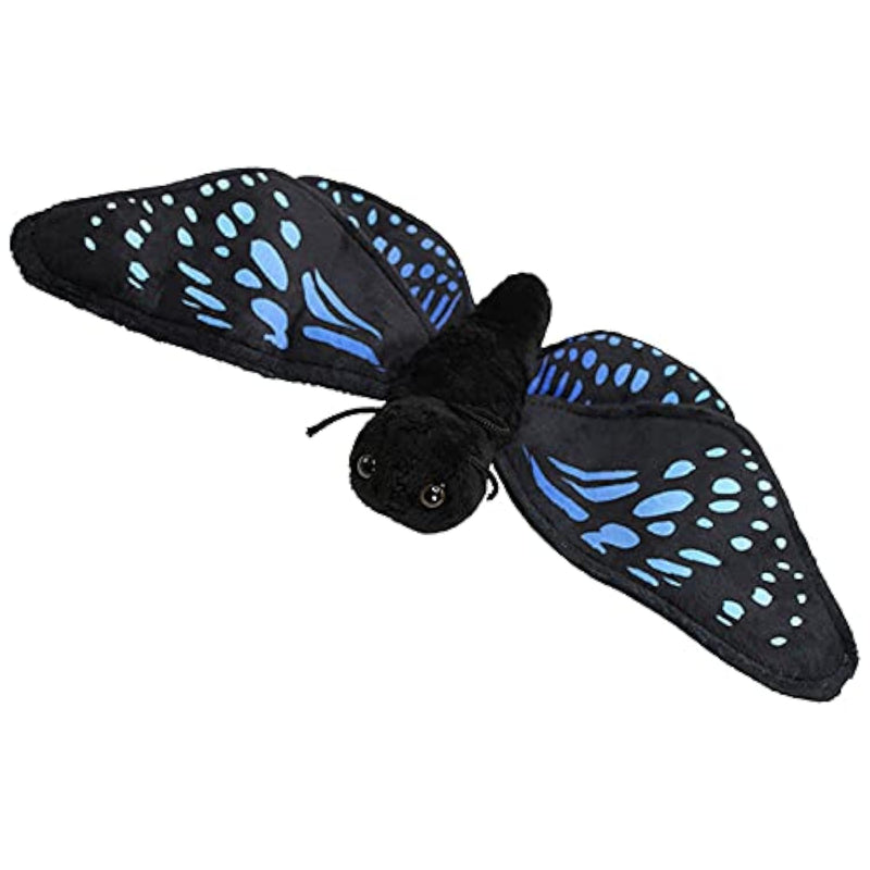Butterfly Stuffed Animal Plush Toy For Kids - 15" Blue Butterfly
