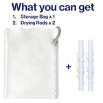 Storage Bag 2 Dry Rods for Torso Adult Sex Doll, Discreet Storing & Drying