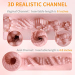 Sex Doll Male Breasts Sex, 3 In 1 Realistic Boobs Torso Man Masturbator With Silicone Pocket Pussy, Soft Lifelike Vagina Anal Sex Toys Stroker