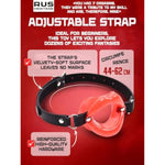 Open Mouth Gag,Female Sex Toy Mouth Gag Silicone Opening Gag Sex Toys Mouth Gags For Adult Play Opener Plug Bondage Leather Strap Lips Ring Open Gag For Couples Toys Mouth Gag Game (Red)