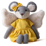 11” Plush Figures With Wings Mouse Fairy Linen Cotton Stuffed Animal Toy Plush Toys For Baby