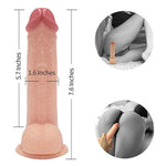 7.6Inches Strap-On Dildo Realistic Dildo With Wearable,Strap Harness Adult Sex Toy Suction Cup For Couple Pegging Women Lesbian Silicone Dildo For Sex Gift, Fetish Fantasy Sex Black Dildo