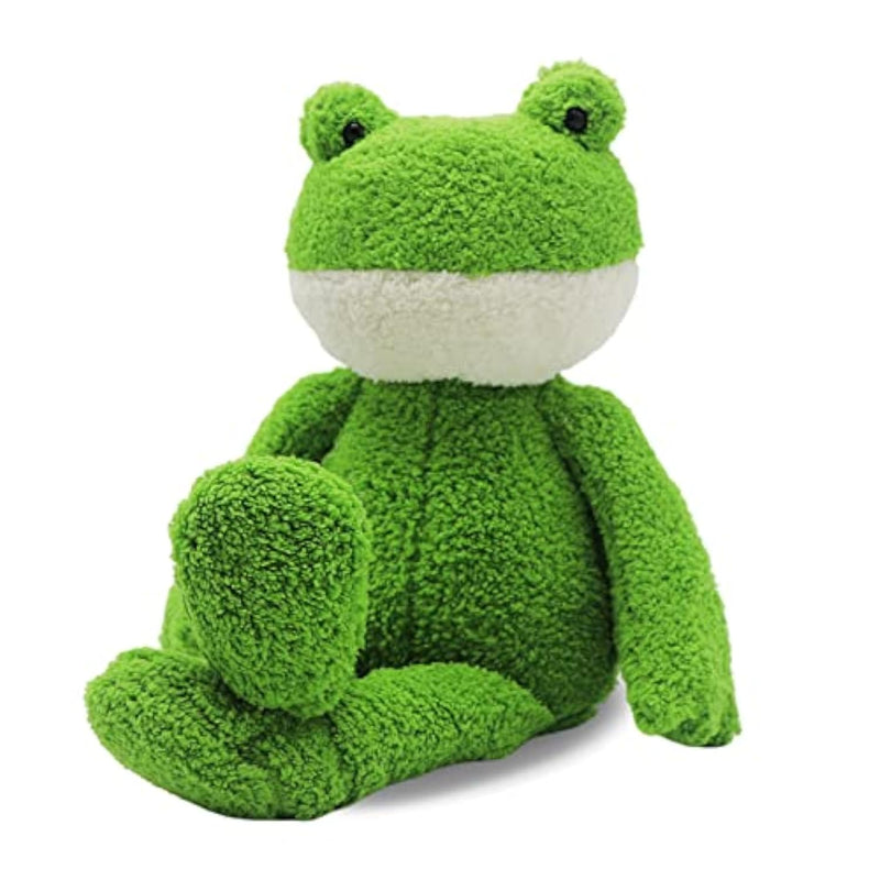 Soft & Cute Green Frog Plush Stuffed Animal - 15.7" Long-Leg Fluffy Frog Plushie Toy, Stuffed Frog Doll Gift For Kids And Adults