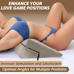 Sex Pillow Wedge Men Women Adult Sex Toys & Games Intimate Positioning Pillow In Bed, Seat, Sofa, Chair, Sexy Things Couples Sexual Wellness, Position Cushion Furniture For Bedroom Stuff, Beige