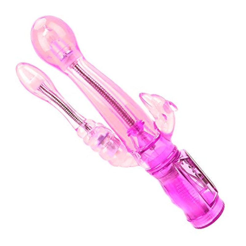 6 Speed Anal Clit G Spot Vibrator,Triple Pleasure Clitoral Vibrators Massager Masturbation Stick Adjustable Vibrator Dildo For Women Vibrating Sex Toys,Purple