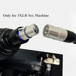3Xlr To 3Xlr Connetor With Spring Extension Rod Sex Machine Device Attachements 3Xlr Adapter For 3Xlr Dildo Masturbator