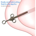 2 Reusable Lube Applicator Enema Douche+Butt Plug