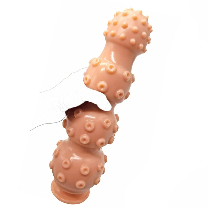 13.8 Inch Super Long Anal Plug Dildo With Strong Suction Cup, Flexible Butt Plug For Men And Women Sex Toy, Flesh