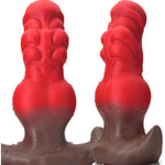 Anal Plug With Big Knot Butt Plug With Safe T-Base Mixed-Color Silicone Prostate Massager Monster Dilator Sex Toy For Women Men Masturbation (S)