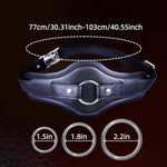 Dildo Belt Strapons Harness Waist Suction Cup Strap On Dick Holder Mount Thigh Wearable Pegging Sex Toy Female Sexual With 3 Size Metal O-Rings For Lesbians Couple Women Men