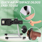 Sex Machine With Realistic Dildo And Suction Cup Adapter Wireless Controlled Dildo Machine Automatic Thrusting Machine With Multiple Quick Air Connector Adjustbale Adult Sex Toy For Women