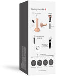 Cum Dildo For Women - G&P Spot Stimulation Dildos Butt Plug - Soft & Flexible Silicone Cumming Dildo (Vanilla, Small)