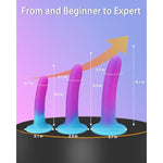 Anal Plug Trainer Kit:3Pcs Silicone Butt Plugs Soft Anal Sex Toys Kit, Waterproof Anal Plugs Trainer Set For Adult Starter Beginner Men Women Couples Prostate Massage Anal Plugs Toys(Purple Blue)