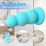 Realistic Dildo Silicone Anal Plug With Strong Suction Cup For Hands-Free Play Butt Plug Adult Sex Toys For Men Women G-Spot Prostate Stimulation S 7.08 Inch