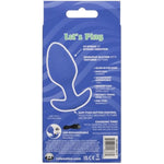 Cheeky Glow-In-The-Dark Large Vibrating Butt Plug, 10 Speeds Anal Vibrator Made With Body Safe Silicone And 100% Waterproof With Flang Base - Se-0443-40-3