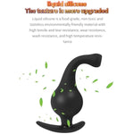 Inflatable Butt Anal Plug Silicone Expand Prostate Pump Waterproof Butt Sex Toy For Male, Female And Beginners (A Gourd-Shaped)