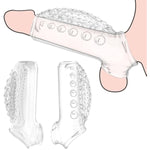 New Cock Delay Loop Sleeve For Men, Reusable Ultra-Soft Penis Enlarger Cock Extender Sheath Men Cock Condom Male Sex Toys Toys For Men Couple