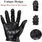 Massage Gloves Female Sex Toys for Couples - Finger Lesbian Fisting Dildo BDSM Toys - Infatuation Magic Hand Anal Plug - G-spot Vagina Stimulator Thrusting Orgasm Tease (Pink)