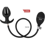 Flower Bud Inflatable Anal Plug, Silicone Bead Expanding Anal Plug, Male And Female Inflatable Anal Plug
