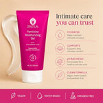 Feminine Moisturizing Gel - with Hyaluronic Acid, Water Based Vaginal Moisturizer for Dryness, Irritation, Itchiness, or Discomfort, Fragrance-Free, 100% Vegan, No Parabens, 4oz (120ml)