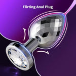 Butt Plug Set Adult Toys - Metal Anal Plug Trainer Couples Sex Toy For Men Women Anal Stimulator Prostate Massage Masturbation Plugs Adult Butt Beginner Kit, 3Pcs