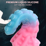 8.6'' Big Fantasy Tentacle Dildo,Thick Luminous Colorful Penis, Soft Silicone G-Spot & Anal Dildo With Strong Suction Cup,Adult Sex Toys For Women Men Gay Couples For Clitoral Vaginal Anal Stimulation