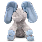 Kyle Peek A Boo Elephant Toy, Interactive Singing Stuffed Elephant Plush With Moving Ears, Musical Stuffed Animal For Babies And Toddlers, Adorable Baby Toy