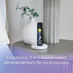 Original Silicone Based Personal Lubricant 34 Fl Oz & Back Door Silicone Based Anal Lubricant 3.4 Fl Oz - Couples Sex Toys Bundle