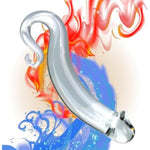 Crystal Glass Pleasure Wand Dildo Penis,Glass Dildo Anal Butt Plug Crystal Glass Dildo Anal Plugs With Pellets Prostate Massager Anal Beads Crystal Dildo Anal Sex Toy For Men Women