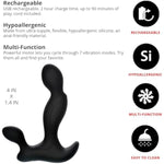 Adam’S Vibrating Triple Probe, Prostate Massager For Men, 10 Powerful Vibration Modes, Ergonomic P Spot Stimulator, Perineum & Taint Vibrator, Waterproof, Rechargeable, Silicone Adult Toy