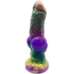 8.2 Inch Realistic Silicone Dildo With Strong Suction Cup And Flexible Design For G-Spot Stimulation, Monster Wide Large Adult Sex Toys, Personal Massager Pleasure Dong, Intimate Toy (Monster Green)