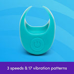Ignite Vibrating Open-Ended Mini Male Masturbator, Blue