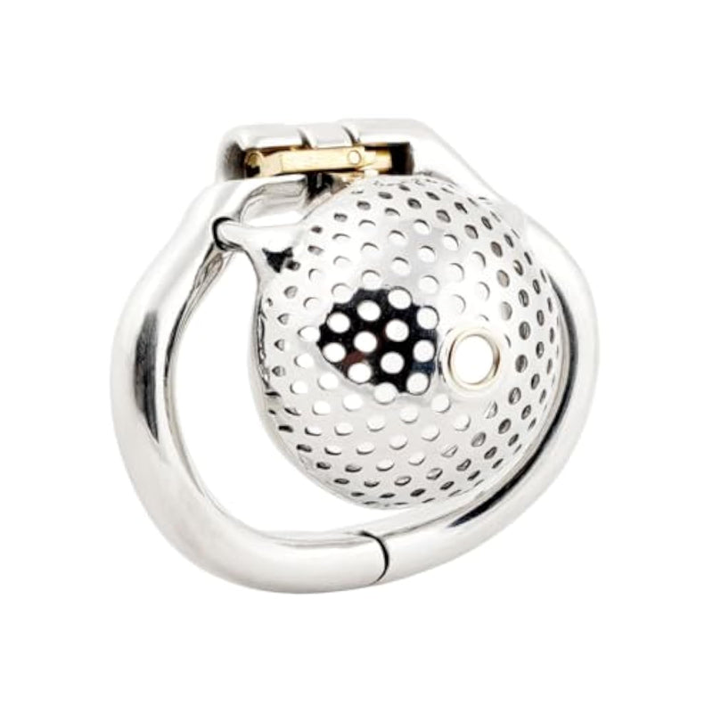 Men'S Super Small Chastity Device Belt Steel Stainless Cock Cage Easy To Wear Adult Game Sex Toy T1950 50Mm