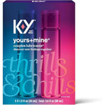 Yours + Mine Couples Lubricant, Tingling & Warming Sensation, 2 X 1.5 Fl Oz (44 Ml), Total 3.0 Fl Oz