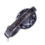 Double Dildo Mouth Gag Fetish Bondage Silicone Penis Dildos Restraint Leather Strap-On Muzzles For Blowjob, Anal, Lesbian,Bdsm (Short Penis Plug:2.3 Inch;Long Penis Plug:3.9 Inch, Round)