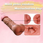 Realistic Pocket Pussy Ass Pocket Pussies Anal Soft Silicone Dildo Male Masturbators Cup 2 In 1 Pocket Ass Consoladores Para Hombres Masturbadores Hombre De Juguetes Sexuales