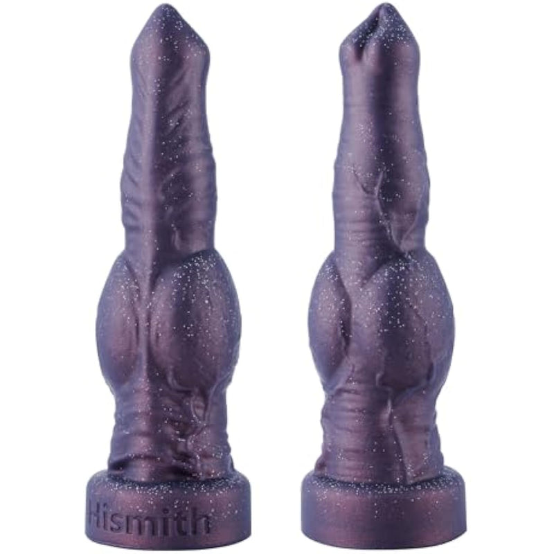8.5" Silicone Dog Dildo, 7.5" Insertable Realistic Penis With Kliclok System, Hands-Free Play Soft Sex Toy - Ordinary Series