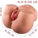 Sex Doll For Male, Ass Pocket Pussy Sex Dolls For Men, Men'S Sex Toys, Female Adult Torso Mini Butt Stroker, Lifelike Soft Butt With Tight Vagina Anal Hip Male Masturbattor