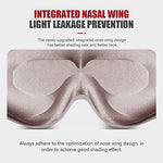 Sleep Mask for Side Sleeper, Blackout Eye Mask for Women Men