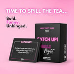 Catch Up! Spicy Girls Night Card Game – 18+ Conversation Starters For Women | Adult Party & Drinking Game | Bachelorette Party Games, Girls Night In