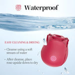 Meant For You Indulge Rose G Spot & Clit Suction Vibrator - Adult Sex Toys - Petal Design, Discreet & 9 Powerful Vibrations Modes - Usb Rechargeable & Ipx6 Waterproof - Pleasure Tool For Women