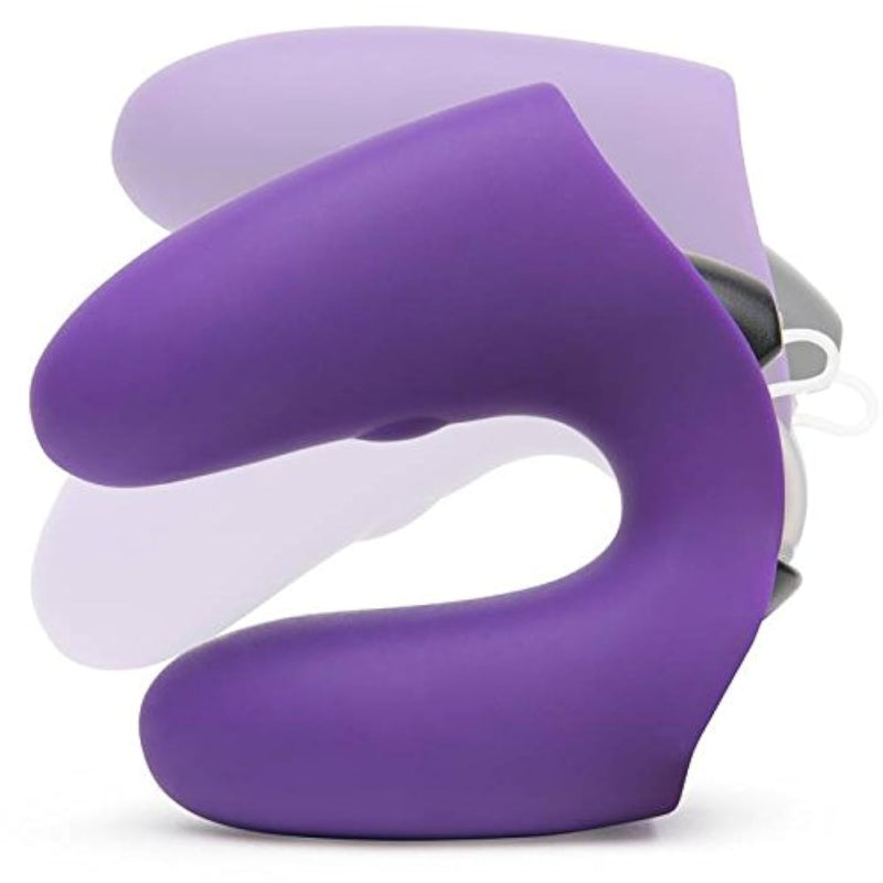 Purple Gluvr Rechargeable 6 Function Finger Vibrator - Silicone - 100% Waterproof