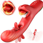 Vibrators Adult Sex Toys For Women, Tongue Dildo Rose Sex Toy With 7 Licking & Flapping Modes, 7 Vibrations Thrusting Vibrator, G Spot Vibrator Clit Stimulator Adult Sex Toys Couple Sex Toy