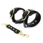 Bdsm Faux Leather Handcuffs Adjustable Sex Bondage Wrist Ankle Leg Cuffs Fetish Restraints Handcuffs Adult Sex Toys Erotic Slave Sm Game For Couples Beginner