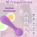 Spherical Anal Butt Plug Huge Silicone Prostate Massage Sex Toys,Stimulate G Spot Electric Wand With 10 Powerful Modes For Women Orgasm,Strapless Knot Adult Toys For Men Women Gay Pleasure