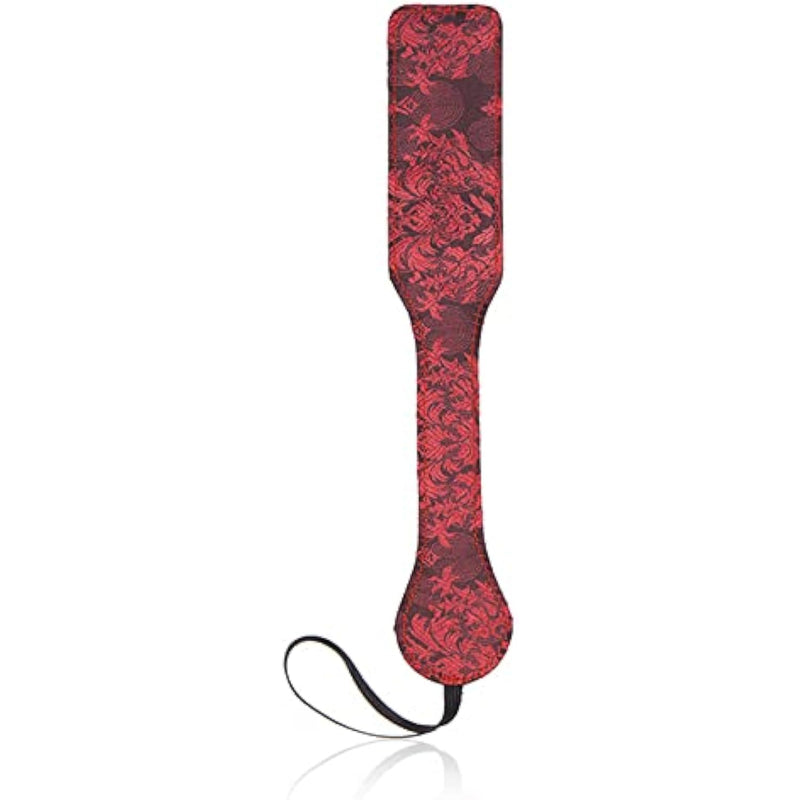 Faux Leather And Lace Spanking Paddle, 12.6Inch Sex Paddles For Adult Bdsm Bondage Sex Toys