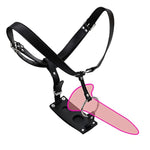 Women's Adjustable Leather Chastity Belt for Couples - Sexy Thong Design with Three Openings, Perfect for Role-Play and Adventurous Experiences