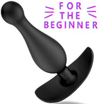 Tapered Anal Sex Toy for Men and Women - Beginner-Friendly Butt Plug with Safe Curved Base